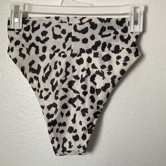 **Aerie High Cut Cheeky Cheetah Print Bikini Bottoms | Women's Swimwear** - Picture 3 of 4
